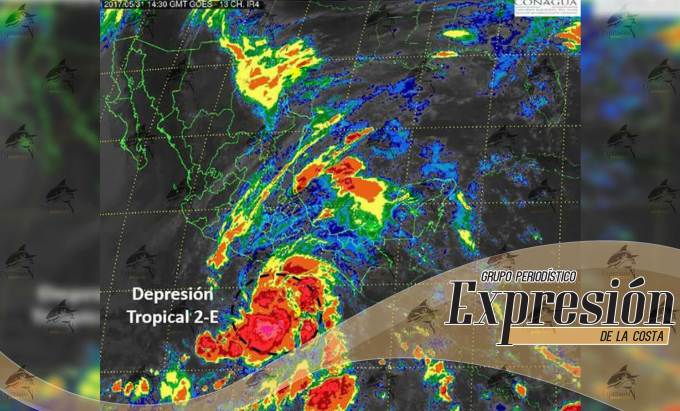 ExpresionCosta's tweet photo. New post (SE HA DESARROLLADO LA DEPRESIÓN TROPICAL 2-E) has been published on Expresión de la Costa - https://t.co/hN8KvAi4Ub https://t.co/CXeMgKI5dV