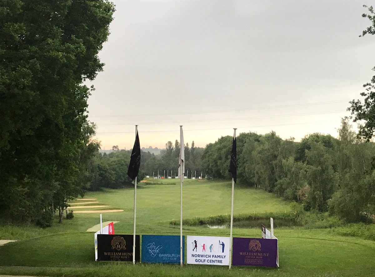 The stage is set for the @TrilbyTour Championship of Norfolk #TrilbyTourBawburgh