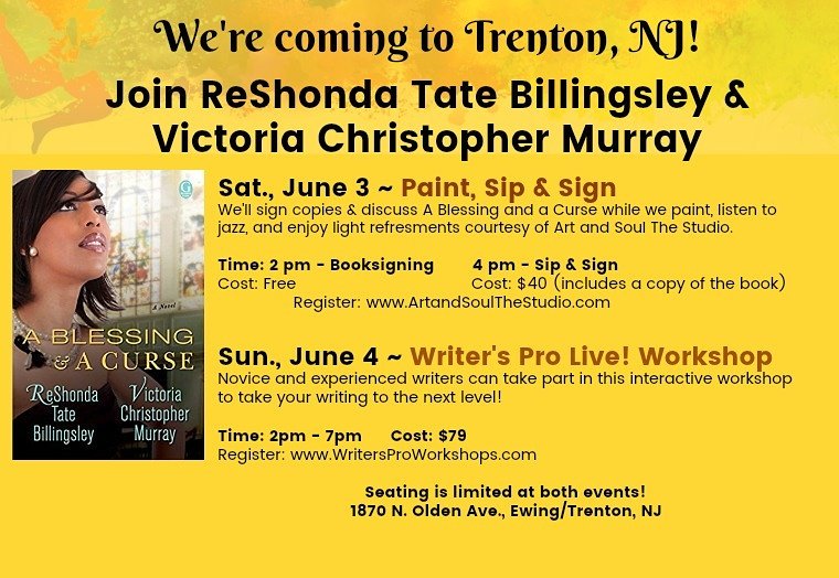 nynette1's tweet photo. @laffmobb  - @ReShondaT  &amp; @VictoriaECM  will be at Art &amp; Soul - The Studio this weekend!
#BGBFounders #RTBWrites #VCMWrites #ArtAndSoul https://t.co/dQXVhPkPjs