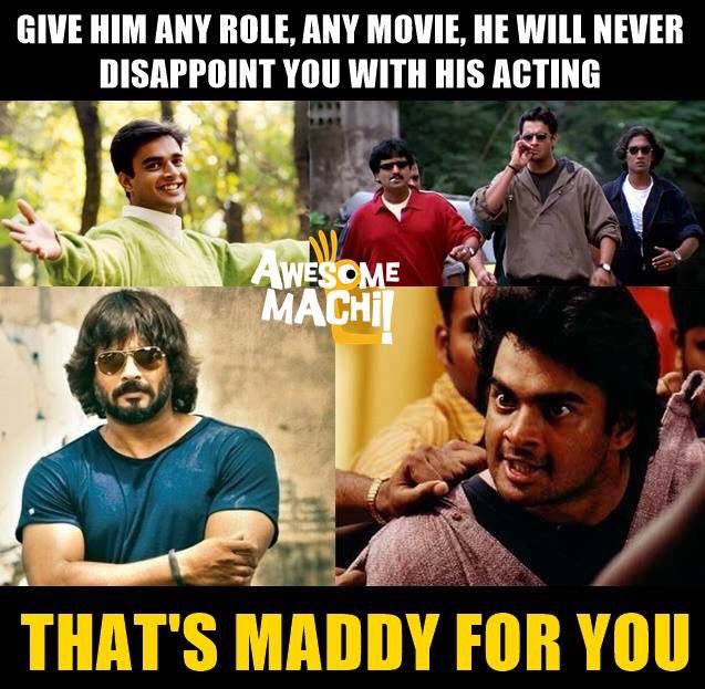 Wishing R Madhavan a very happy birthday.  