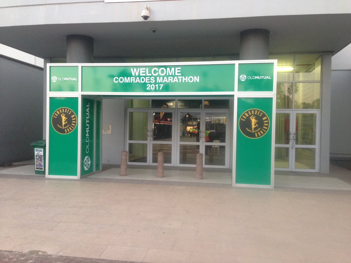 <a href="/flipit_za/">Flipit</a> <a href="/ESMEROcycling/">Esmero Cycling Club</a> <a href="/Mornintippa/">ilhaam osman</a> <a href="/Cut_Man17/">Justin Rosenberg</a> <a href="/Dee2daBo/">Darryl Miller</a> flip it we have arrived Day1 #Comrades2017 #comradesExpo