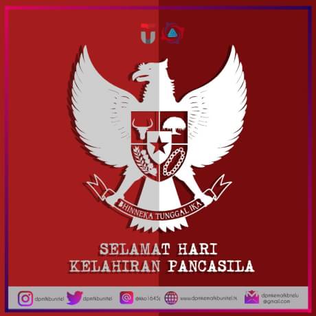 Selamat memperingati hari kelahiran pancasila.