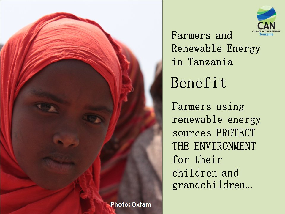 CAN_Tanzania's tweet photo. CAN Tanzania is celebrating #World Environment Day by looking at how #renewable energy can positively affect the lives of rural farmers. https://t.co/vUbxVPv7ht