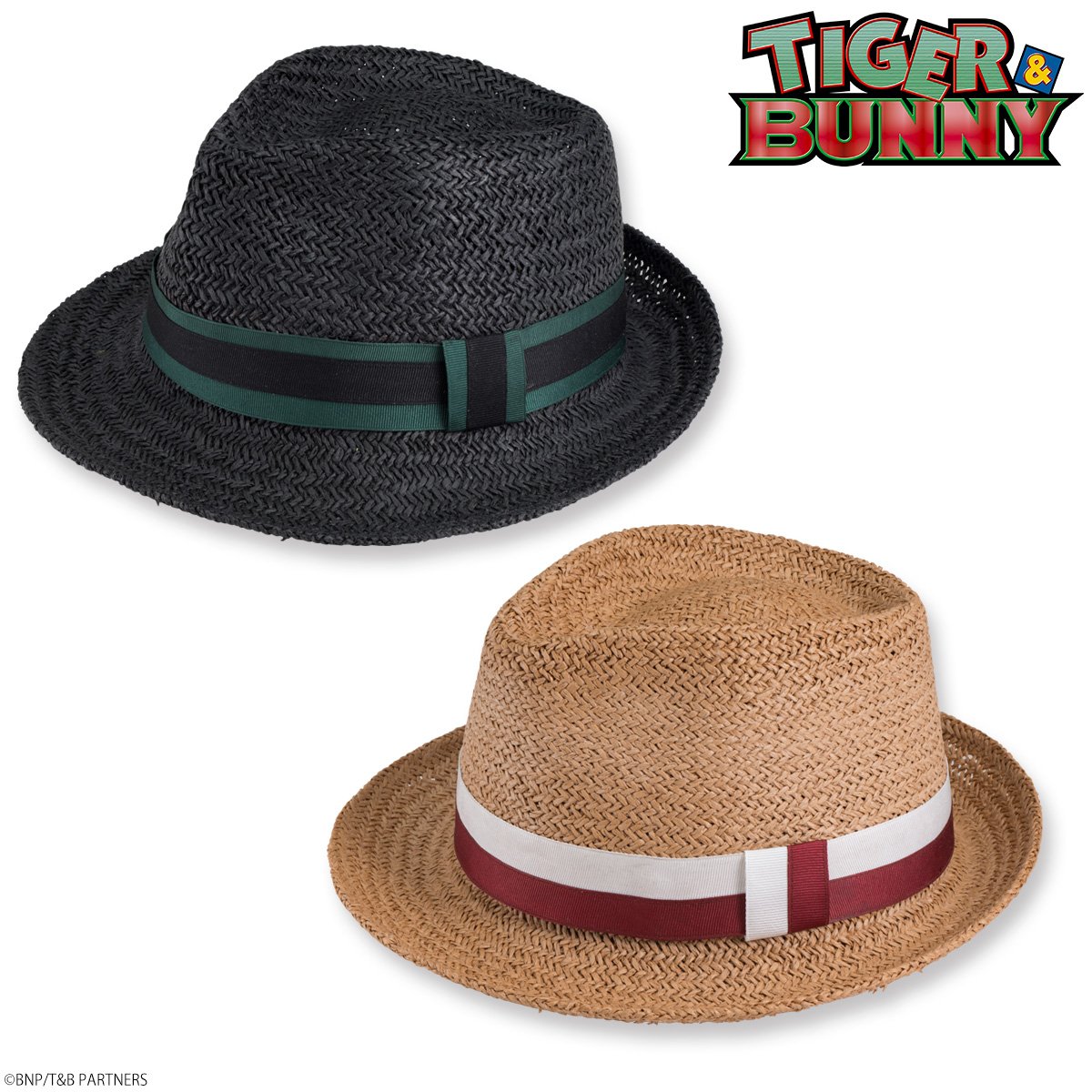 BANDAIFN's tweet photo. 「TIGER ＆ BUNNY」の虎徹とバーナビーをイメージした、中折れストローハットが新登場！軽量で涼しげな素材感で、夏にピッタリなアイテムです。
私服をイメージした配色のリボンを付けたデザインに♪
https://t.co/VV0uoEFRPT　#tigerbunny https://t.co/QTOY3gQKfu