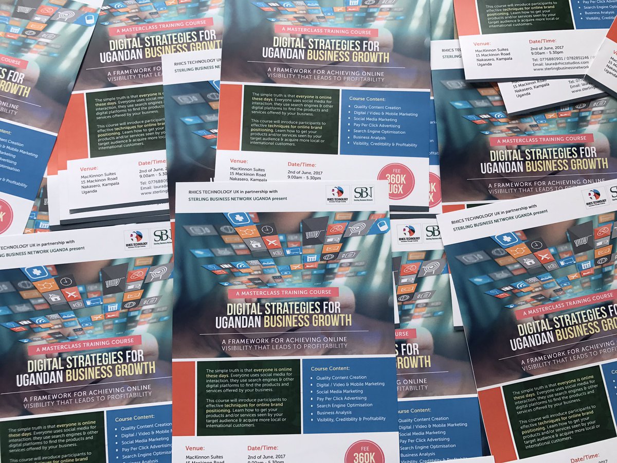 SBNWorldwide's tweet photo. 24 Hours to go! Join us for the Digital #Marketing Training for #SMEs #Entrepreneurs &amp; #Businesses in #Uganda https://t.co/oflpBS2Sps https://t.co/0sZHnzByUD