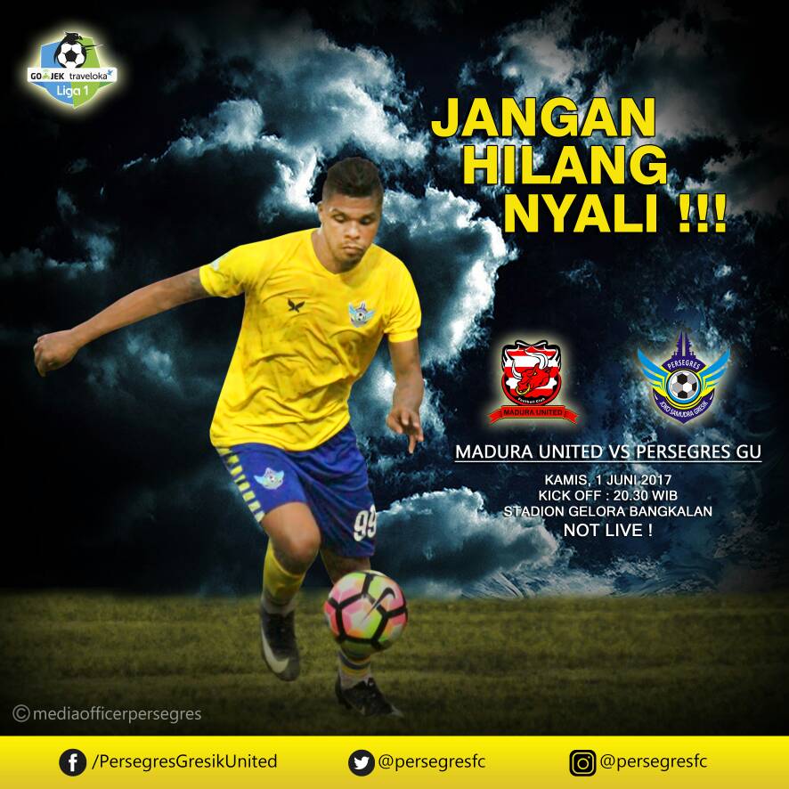 GresikUtd's tweet photo. JANGAN HILANG NYALI #gojektravelokaliga1 https://t.co/TRIAjJoudL