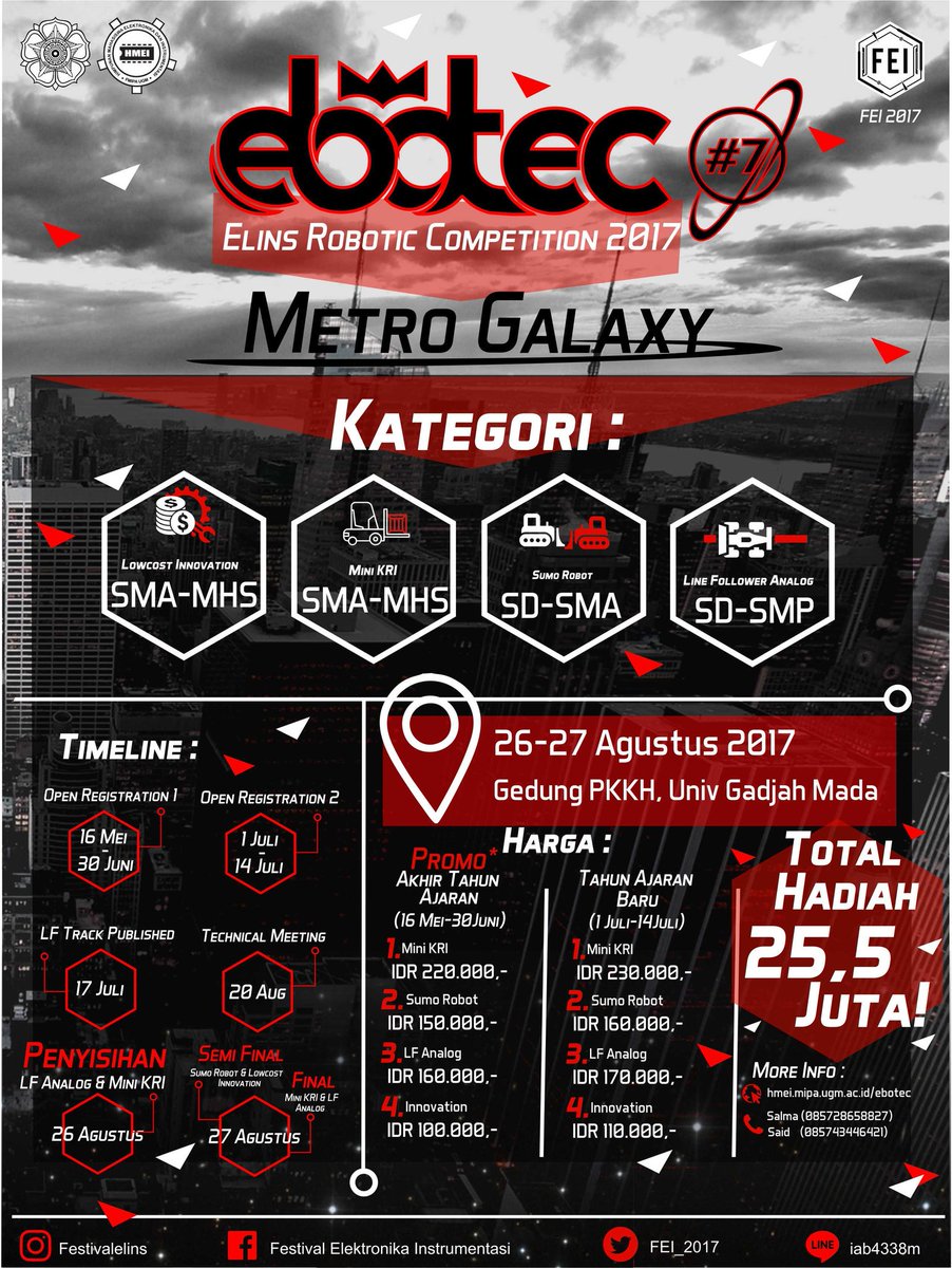 FEI_2k18's tweet photo. Daftar kuy @EVO_UNTIRTA2016 @JLT_UNEJ @PAKSIMAKMTM @HumanikaAKPRIND @HMESTTPLN https://t.co/GI0GxcVoTR