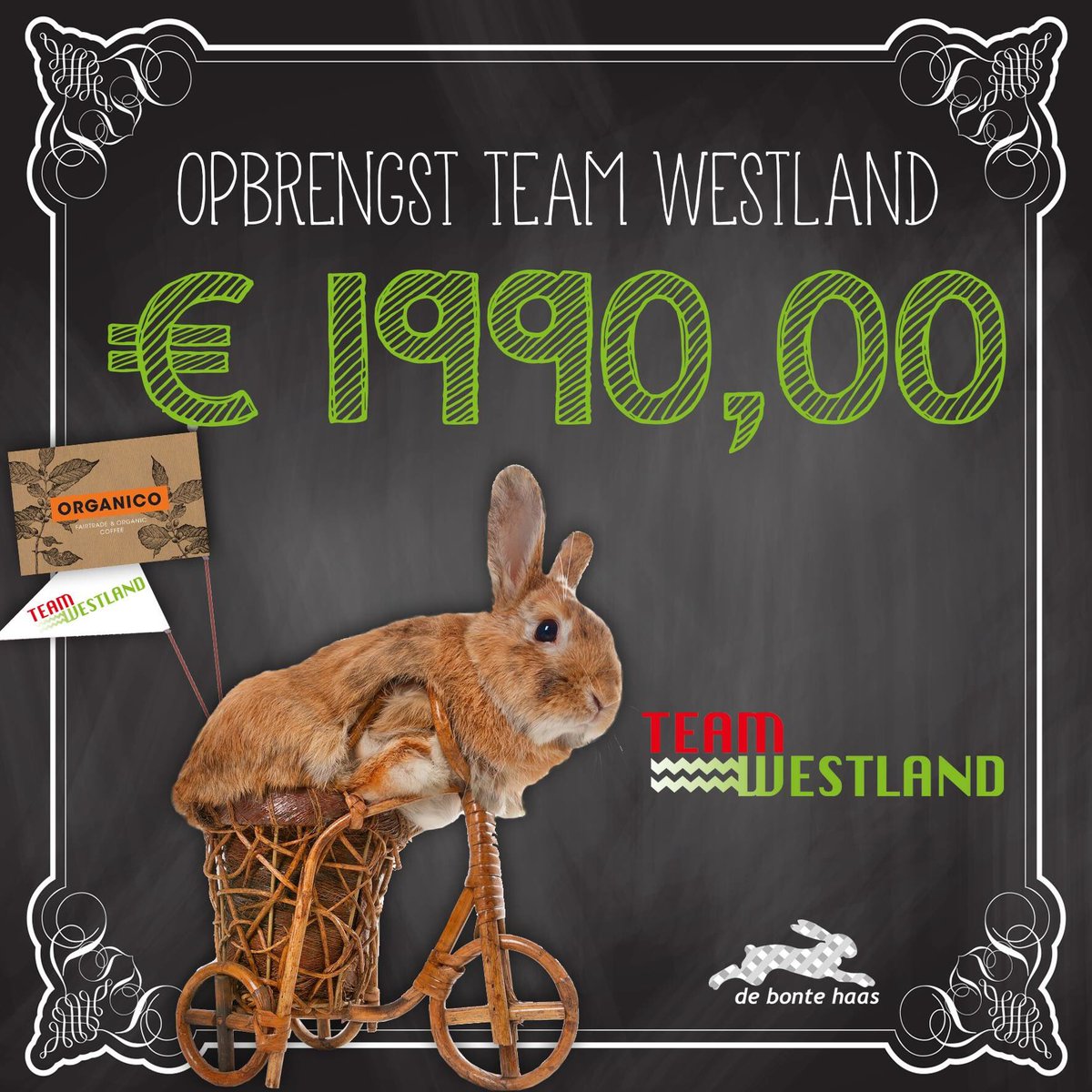 bontehaas's tweet photo. Onze verjaardagstraktatie samen met onze gasten is ten einde en geslaagd #wow #aktie #coffee #sunday #thanks #teamwestland https://t.co/VOMUv5qPVg
