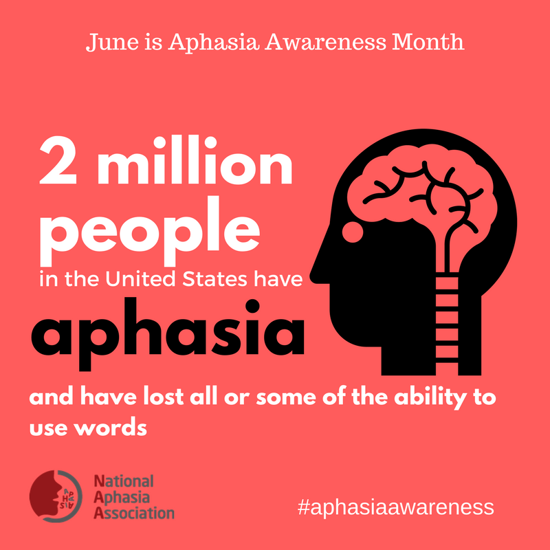 #2million have aphasia and lost all or some ability to use words. Help <a href="/NatAphasiaAssoc/">Natl Aphasia Assoc</a> spread #aphasiaawareness: bit.ly/2s8erog