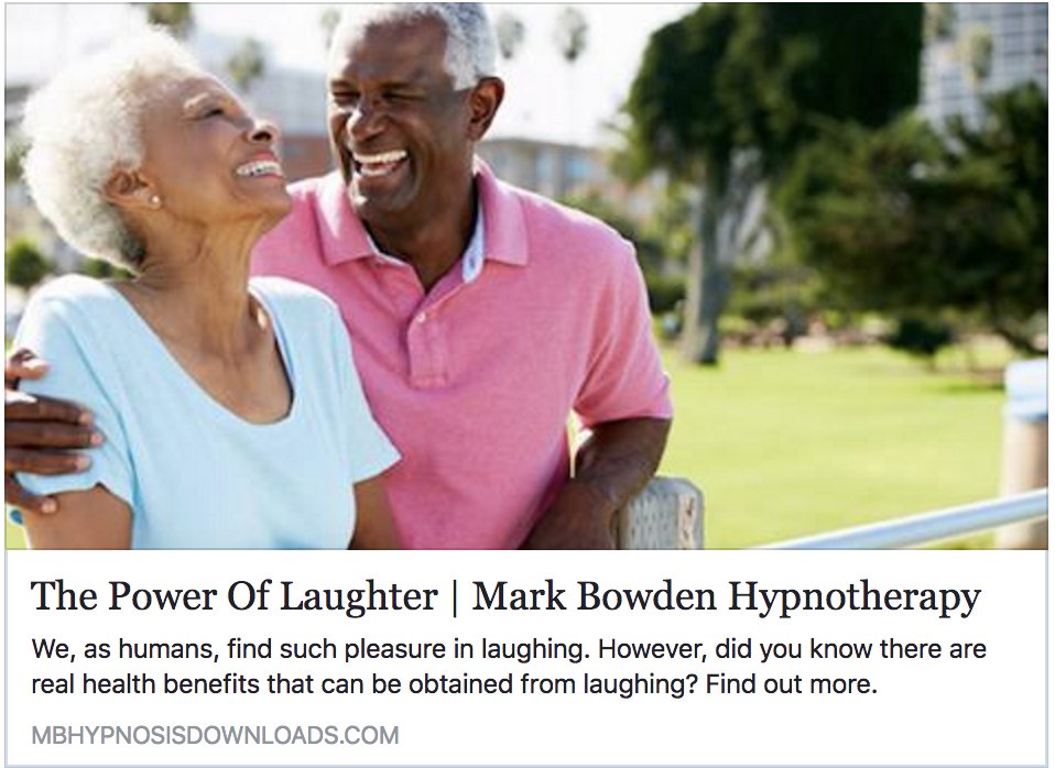 Is #laughter the best form of medicine? Find out here! goo.gl/xuxifq
#ThursdayThoughts #Hypnosis #positivethinking #laugh