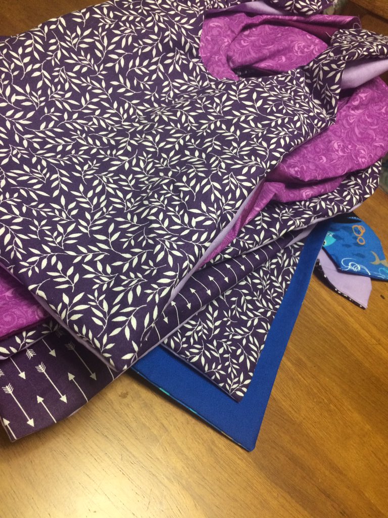 Agmarie86's tweet photo. Izzy and I have allllmost completed 31 bibs to donate to the San Antonio Children's Shelter ❤️ #StayHumbleAndKind #SAChildrensShelter https://t.co/pZVe7jIyeb