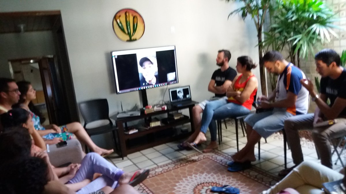 Hj o culto é uma troca de experiências missionárias com o <a href="/yuregramacho/">Yure Gramacho ユーリ · グラマショ</a> Mongólia