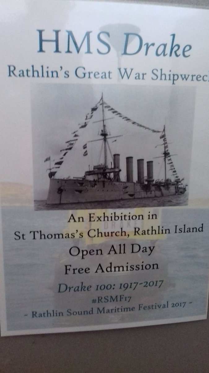 minipainterne's tweet image. Learning about sinking of HMS Drake in 1917 as part of #RSMF17 @CaptainTyrrell @MCA_NW @TSVENGEANCE @TS_Artful