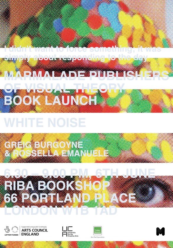 greigburgoyne's tweet image. @DrawingResearch Marmalade Visual theory Book Launch @RIBABookshops 6/6  6.30 - 9.00 pm by @greigburgoyne &amp;amp;Emanuele @IMTgallery  #drawing