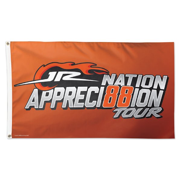 _kkracing's tweet photo. Preorder Item
NEW Dale Earnhardt Jr. #88 Retirement 2017 3' x 5' Appreci88ion flag. 
Price $34.99
Free Shipping to lower 48 states https://t.co/x8jyWaCdJB