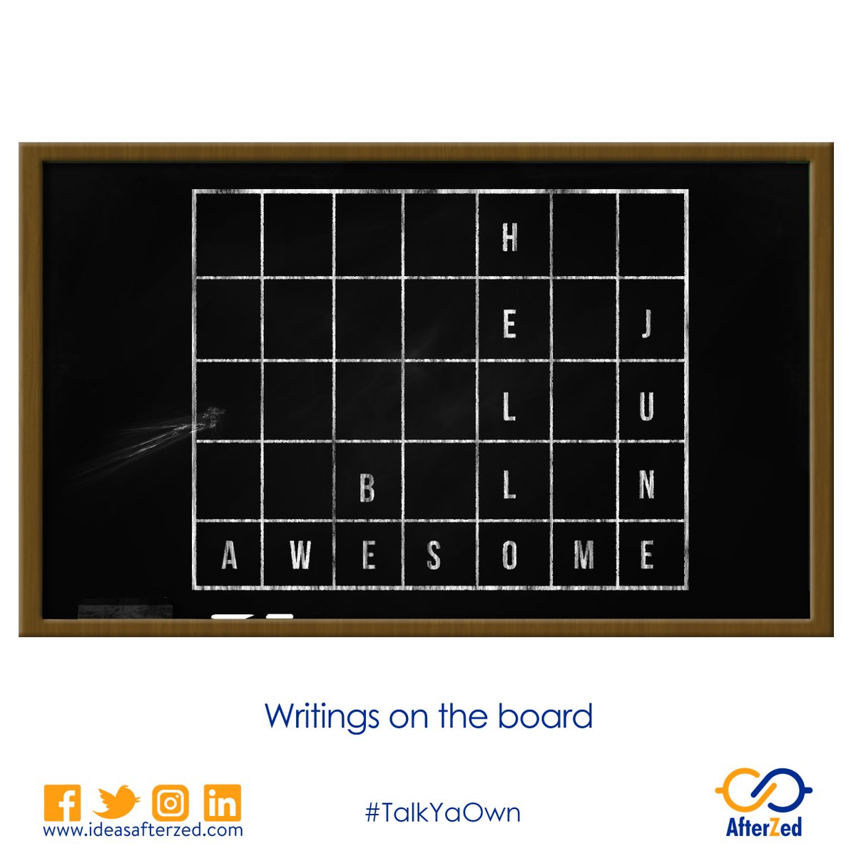 IdeasAfterzed's tweet photo. What about some DRIZZLE OF PUZZLE for 'Happy New Month' DAZZLE! #AfterZed #TalkYaOwn #MilkIsPeakPeakIsMilk #RemyMartinAllStars #TheAmazing https://t.co/kfw3GIasq2