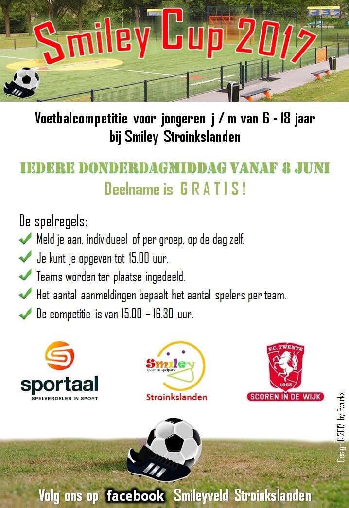 Vanaf 8 juni #voetballen bij #smileystroinkslanden <a href="/smiley_sl/">Smiley</a> <a href="/Sportaal053/">Sportaal</a> <a href="/Scorenindewijk/">Scoren in de wijk</a> <a href="/EnschedeZuid/">Enschede Zuid</a>