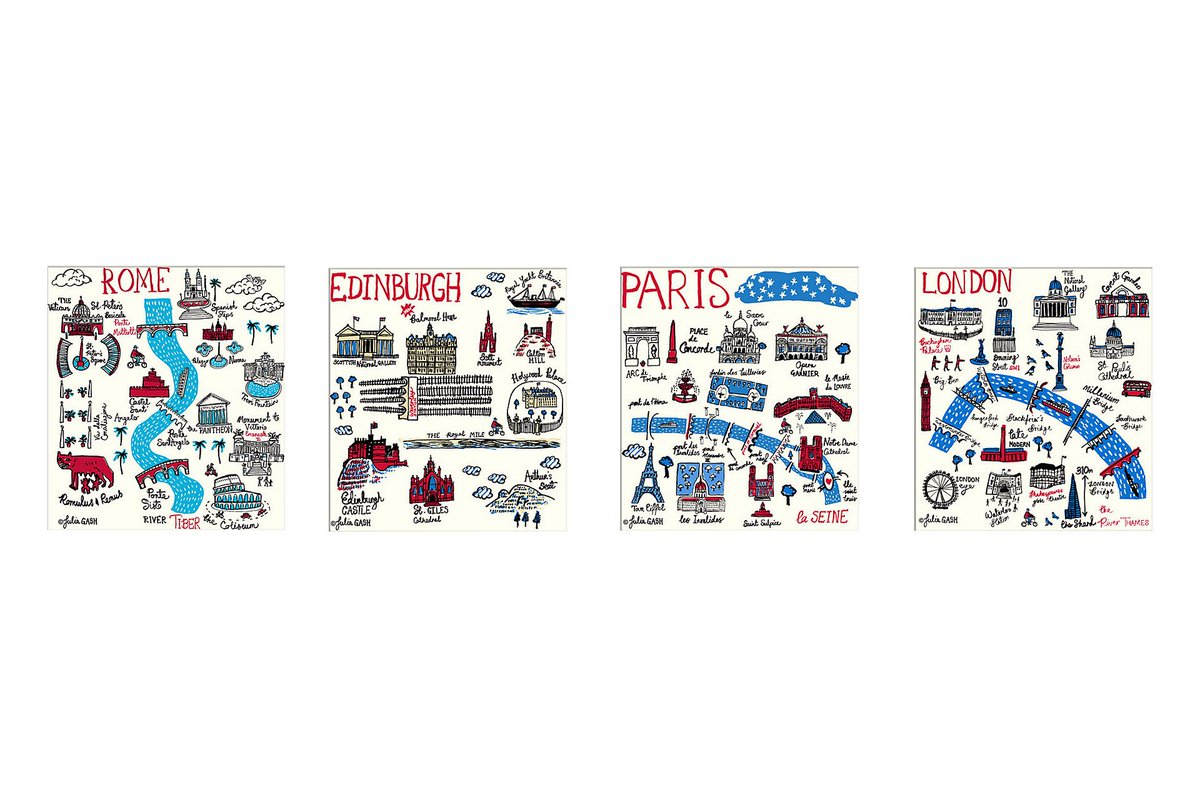 Today's #LuxuryList features these eccentric #art map prints from #artist &amp; #illustrator, @JuliaGash: An ideal #gift
countryandtownhouse.co.uk/style/shopping…
