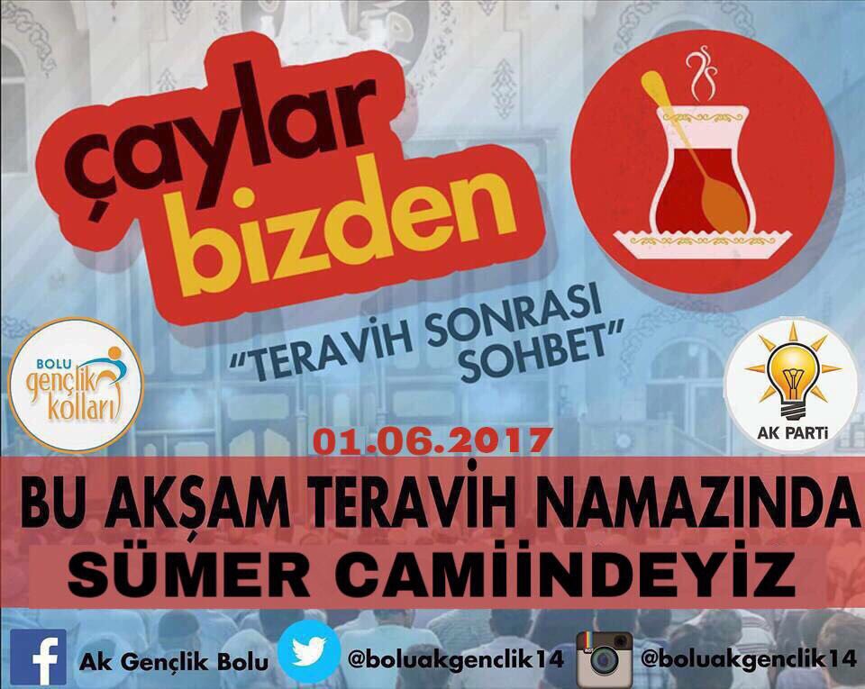 Bu akşam Sümer Camii'ndeyiz.