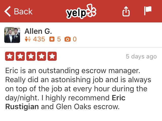 EscrowEric's tweet image. Thank you for the great review.. always a pleasure.
teameric.com