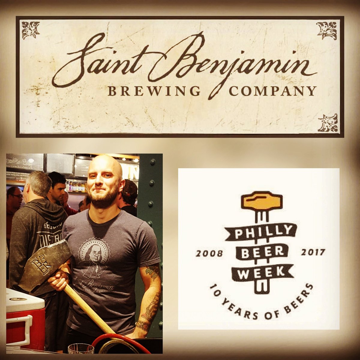 stbenjaminbrew's tweet photo. HOG will be here at noon today! Special for the relay: $3 flagship pints. #PBW2017 #phillylovesbeer #hogrelay #stbenjaminbrew https://t.co/aAoXZrig4L