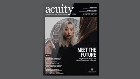 Chartered_Accts's tweet photo. New issue of #Acuitymagazine now available featuring @Margaret__Zhang as cover star & photographer: https://t.co/ajDktRGwm3 @Chartered_Accts https://t.co/7haQhOGdS0