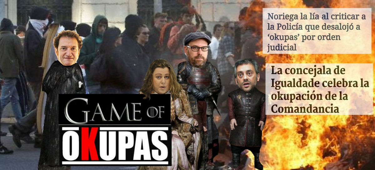 David10Nieto's tweet photo. Ayer #CAberta me dedicaba un tw.
En su comunicado decían que los #Okupas no eran problema para la convivencia. Vaya! #Retratados 
Ver fotos! https://t.co/9mlB9Qp5vJ