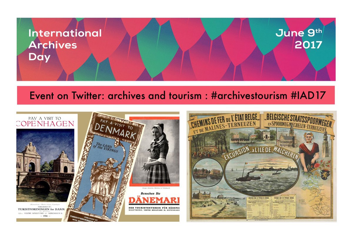 AskArchivists's tweet photo. #Archivists! #IAD17 is coming up! https://t.co/hT93xFrQZx Found some touristical treasures in your depots to join #archivestourism on June9? https://t.co/jhCGKgqe5q