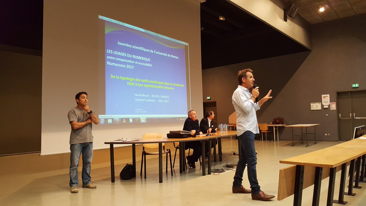 InspeNantes's tweet photo. Ouverture du colloque #NumAccess #JS2017 autour des usages du numérique https://t.co/DylohPXM2R