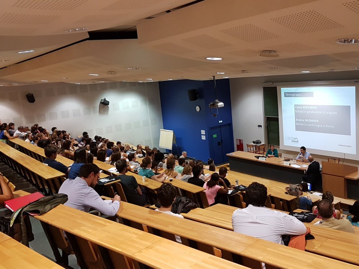 urpsml's tweet image. #JIMLGrandEst
Deux jeunes médecins installés, expliquent leurs choix pour la médecine libérale et leur cadre de travail.