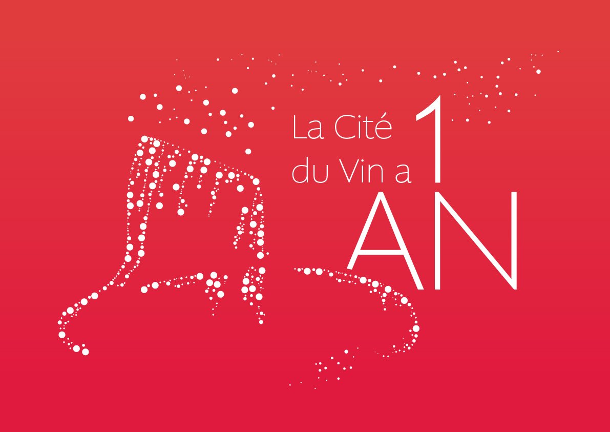 🎈Aujourd'hui jeudi 1er juin, #LaCiteduVin a 1 an !  RDV à 18h sur nos réseaux, c'est nous qui allons vous offrir un cadeau ! 🎁