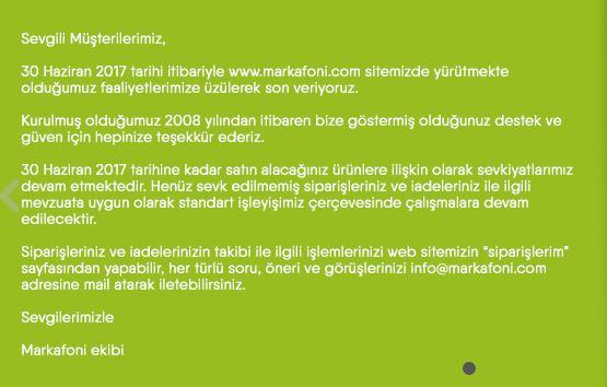E-ticaret devi Markafoni de kapandı!   patronlardunyasi.com/haber/E-ticare…