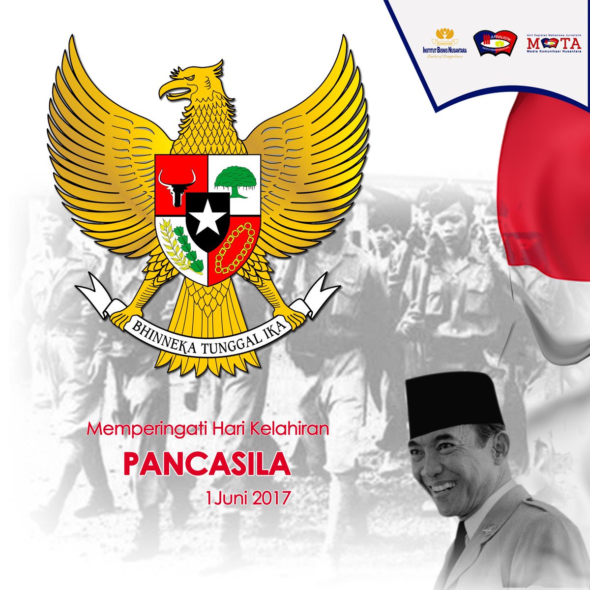 Selamat Hari Lahir Pancasila. Semangat Pancasila Terus Menyala Dalam Jiwa Bangsa Indonesia! #harilahirpancasila #kesaktianpancasila