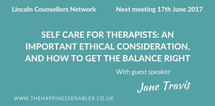 Enable_You's tweet photo. Next Lincoln Counsellors Network meeting is 17 June, click for more info #counsellorCPD https://t.co/jSKSvssn1l #Training4Therapists https://t.co/q46KCsVehU