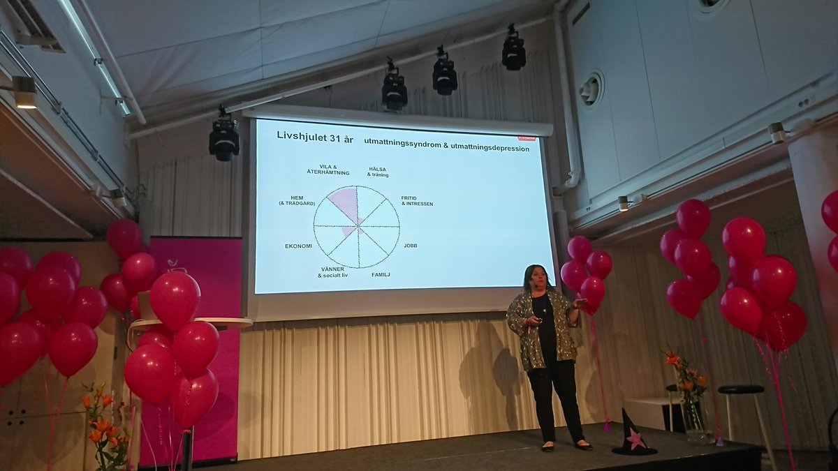 ThomOrbelius's tweet image. #agilasverige tack Isabelle Svärd för en bra presentation om utmattning!