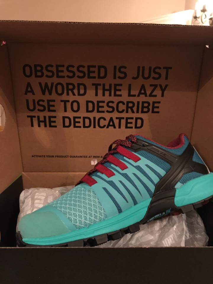 Getting a junior member of the team to trial the <a href="/inov_8/">INOV8</a>  trail shoes!! 
#birthday #team #committed #inov8