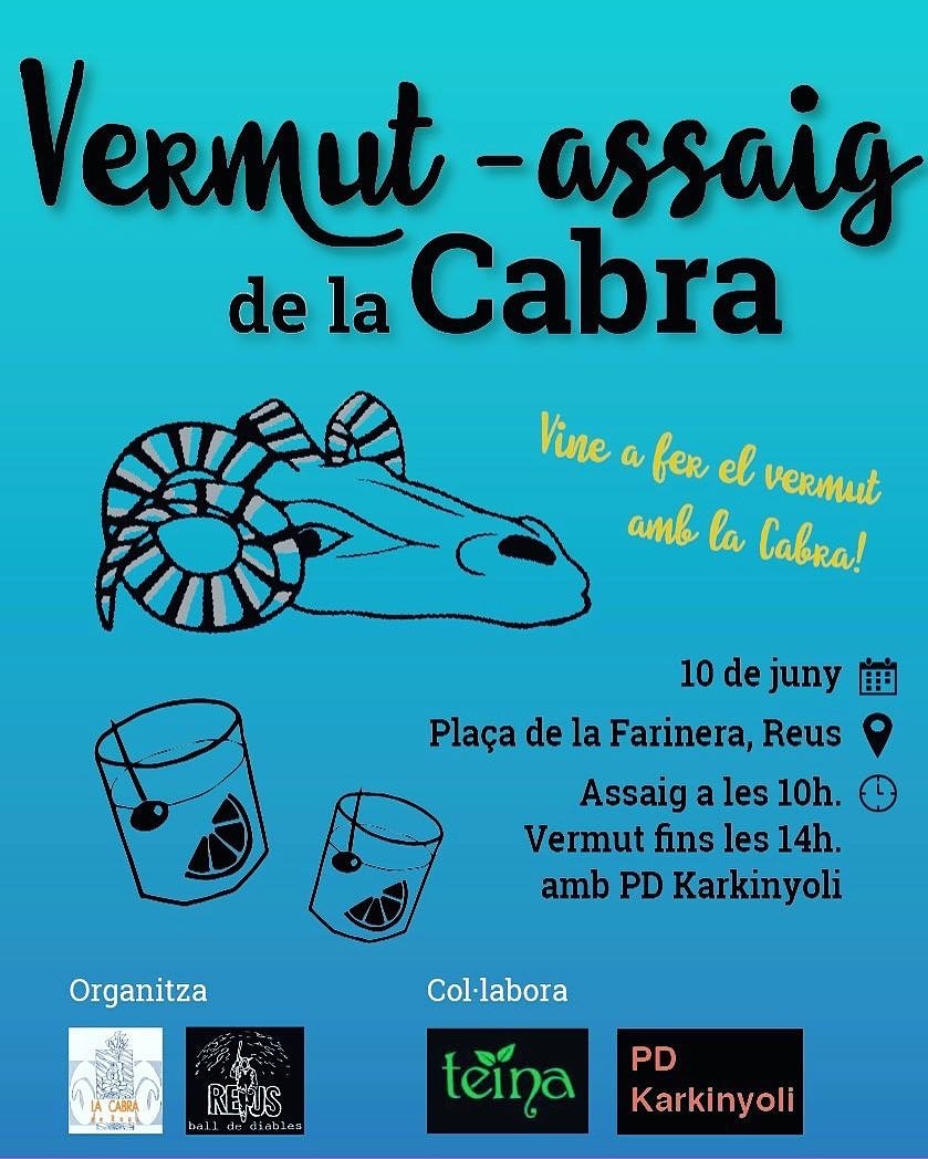 Canviem de data!! Finalment ens veiem el dissabte dia 10 de juny a la Farinera!! #somcabrons #somcabrones #cabradereus #bdr #Reus