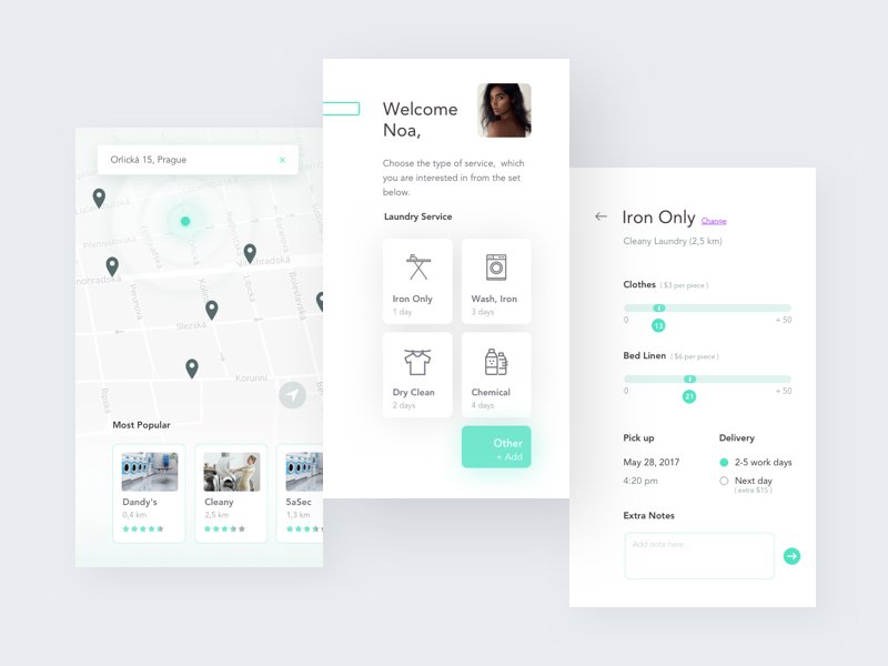 CollectUI's tweet image. #DailyUI 020: Location Tracker design by Julia Jakubiak collectui.com/designers/juli…