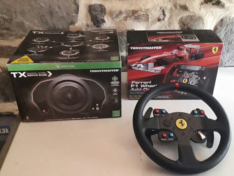 iRacing_666's tweet photo. Vendo:
base Tx para xbox + volate Gte +volante f1 + pedales.
Precio 250€ negociable.
Agradece RT 
Gracias https://t.co/TEhSWVP3sc