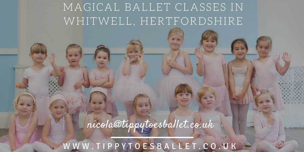 Magical ballet classes for children aged 2-5 years. #tippytoesballet #Whitwell #Herts #ballet tippytoesballet.co.uk