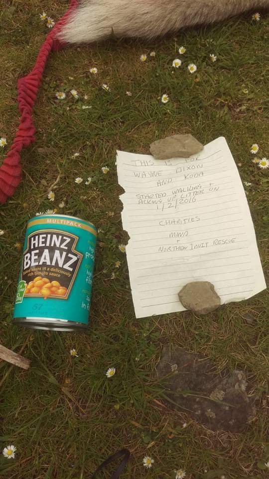 WayneKoda's tweet photo. June 1
#AberBach beach,#Pembrokeshire came across #bluebag inside #HeinzBeans #teabags with a #note
#THANKYOU to whoever left this for me! https://t.co/2IH9iJEKYr