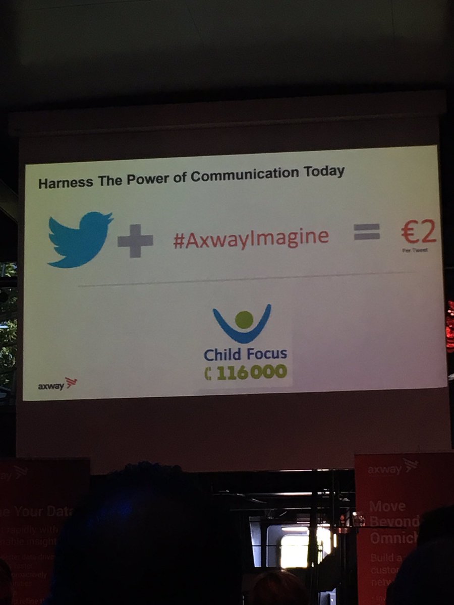 stijnwijndaele's tweet photo. Great initiative of @AppcDev and @Axway - tweet with #axwayimagine and they will donate 2€ to @ChildFocusNL https://t.co/hIhWdI3HyQ