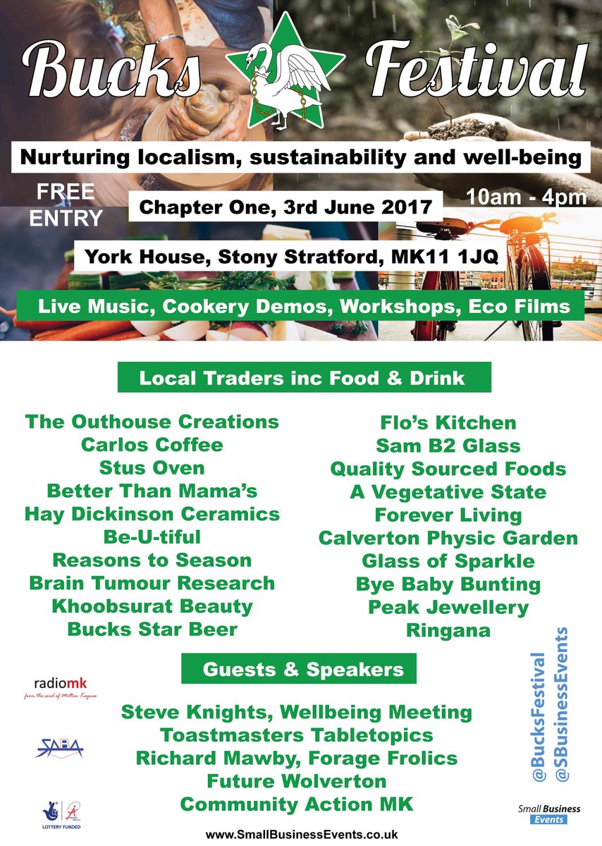 SBusinessEvents's tweet photo. 2 day to go! @FlosKitchenuk @OvenStu @outhouse_byhand @AVegetative @CarlosCoffeeKtc @HayDCeramics @ComActMK @BucksStarBeer @AreaG44 https://t.co/gDC4TQFaFL