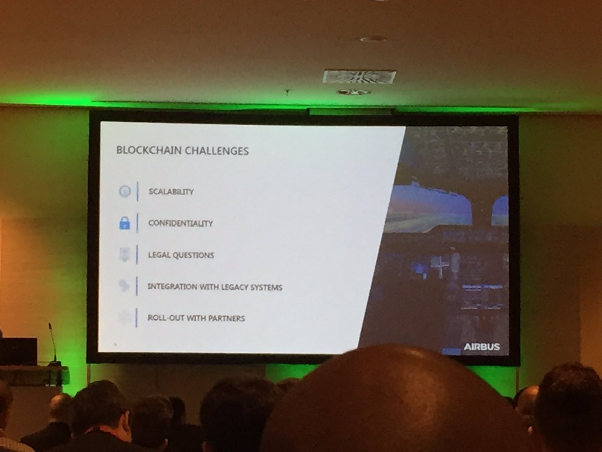FillipPhath's tweet photo. #Blockchain Not replacing, it is additional #airbus @BlockchainEXPO #berlin https://t.co/zSccn7045V