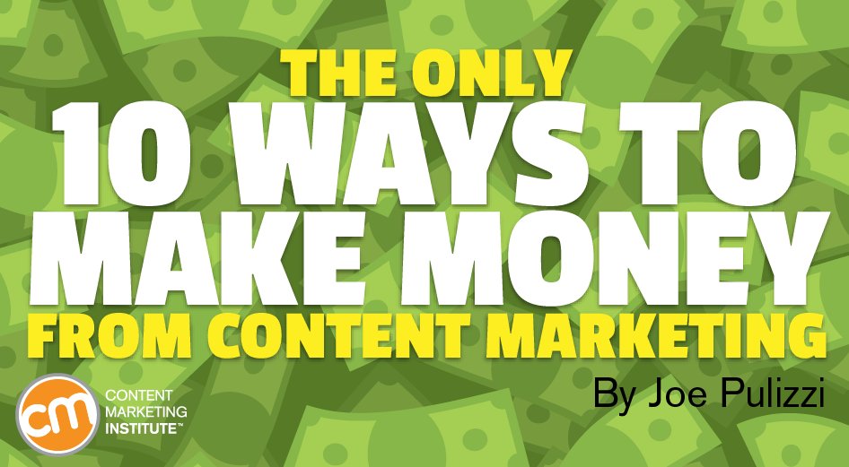 CMIContent's tweet image. 10 ways #content generates revenue cmi.media/dwvp