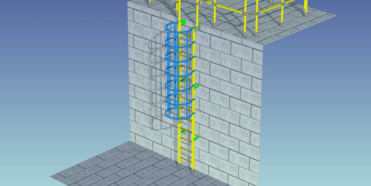 ChanGu1013's tweet photo. #FRP #SafetyCageLadder #LadderRung #AntiSlip https://t.co/s6rokM67rG