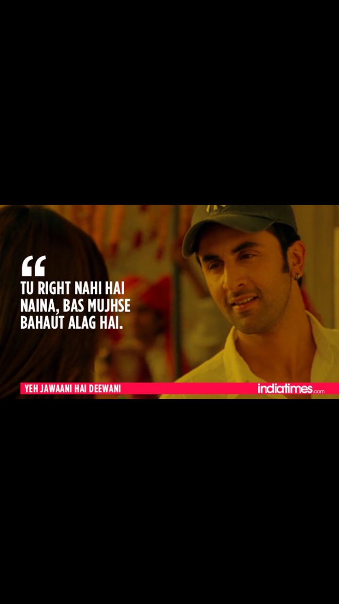 SamreenRajput22's tweet photo. #4yearsofYJHD no movie can bring this charm and joy these dilouges are the best...❤️❤️love this movie https://t.co/wTaQsUS4S4