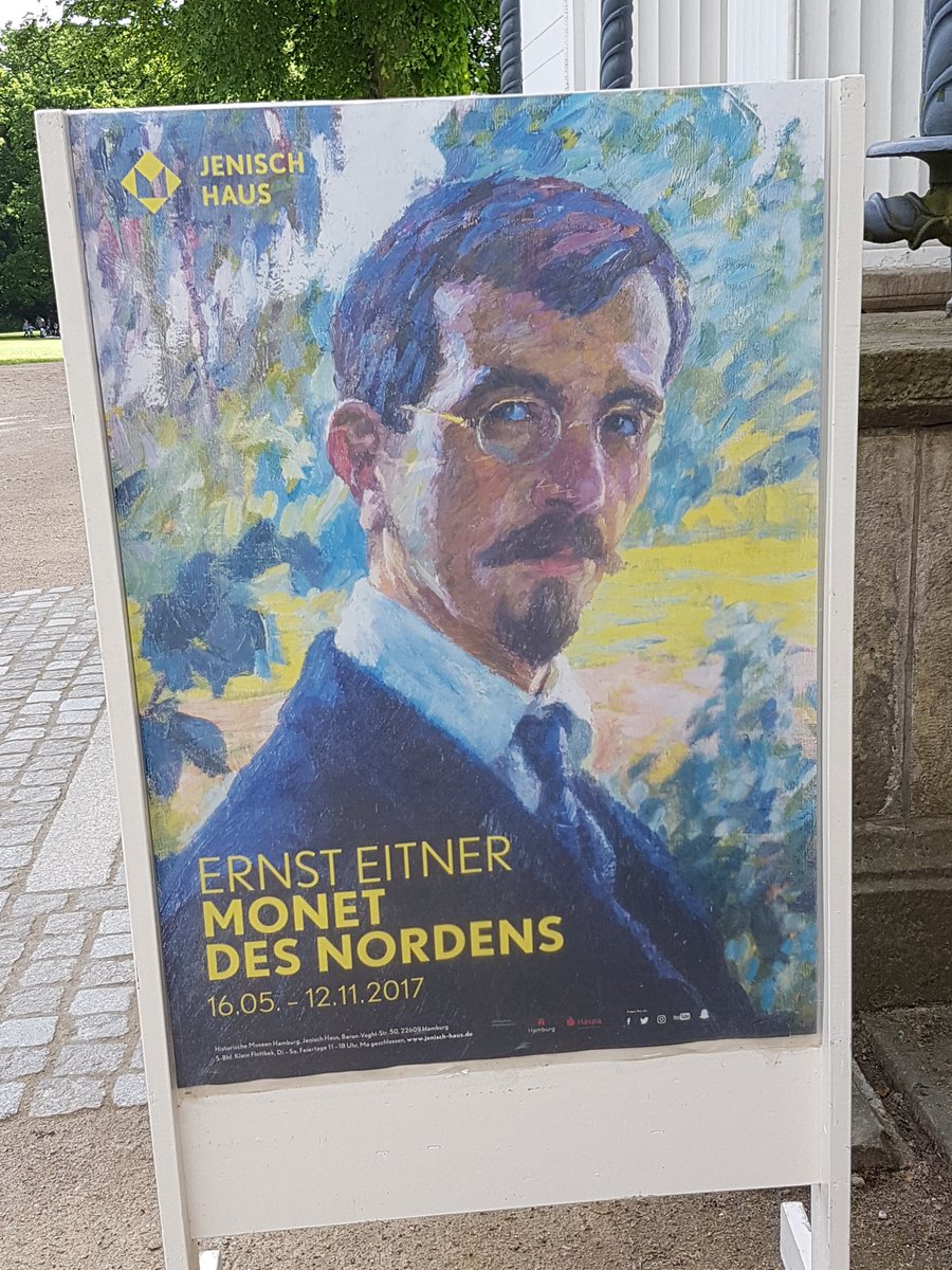 frankrberger's tweet photo. Saw a very good #exhibition of German impressionist Ernst #Eitner at Jenisch-Haus #Hamburg yesterday. Dubbed as #Monet of the North. https://t.co/mxwoKiKTNW