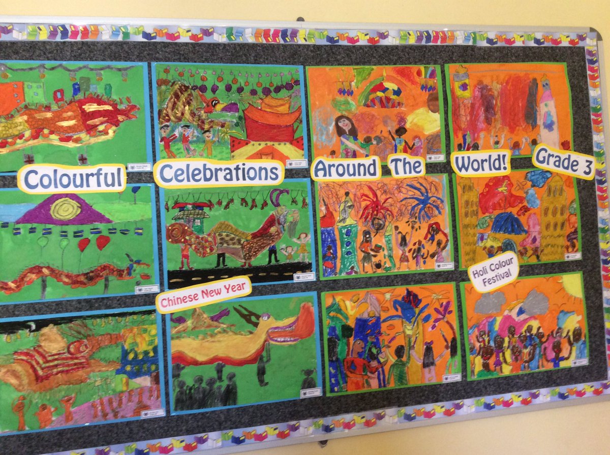 buckledrama's tweet image. @ParklandsTweet this brightens my day! #Grade3 #art #festivals #celebrations @RubyPerks