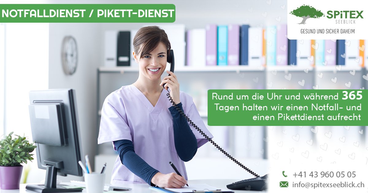 Notfalldienst/ Pikett- Dienst 
🌐 spitexseeblick.ch